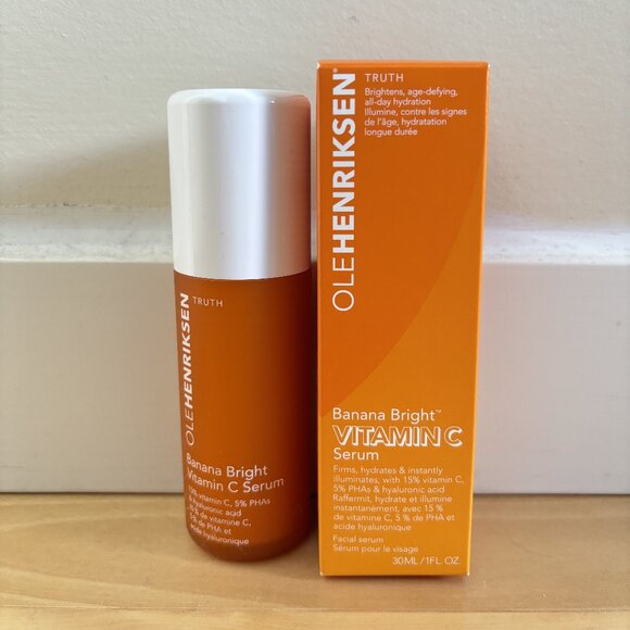 Full Size BNIB OLEHENRIKSEN Banana Bright 15% Vitamin C Dark Spot Serum - Picture 1 of 3